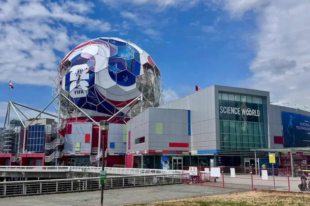 Science World turns into giant soccer ball for FIFA World Cup in Vancouver