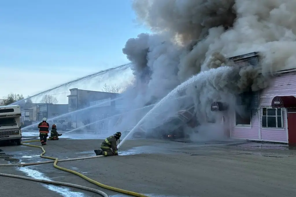 Heartbreak in Dawson City after historical Westminster Hotel burns down